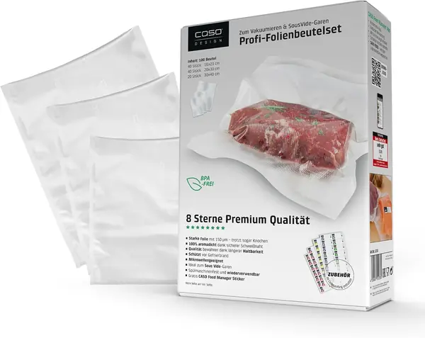 CASO Profi- Folienbeutel Set 5/40 St. 16x23 cm,